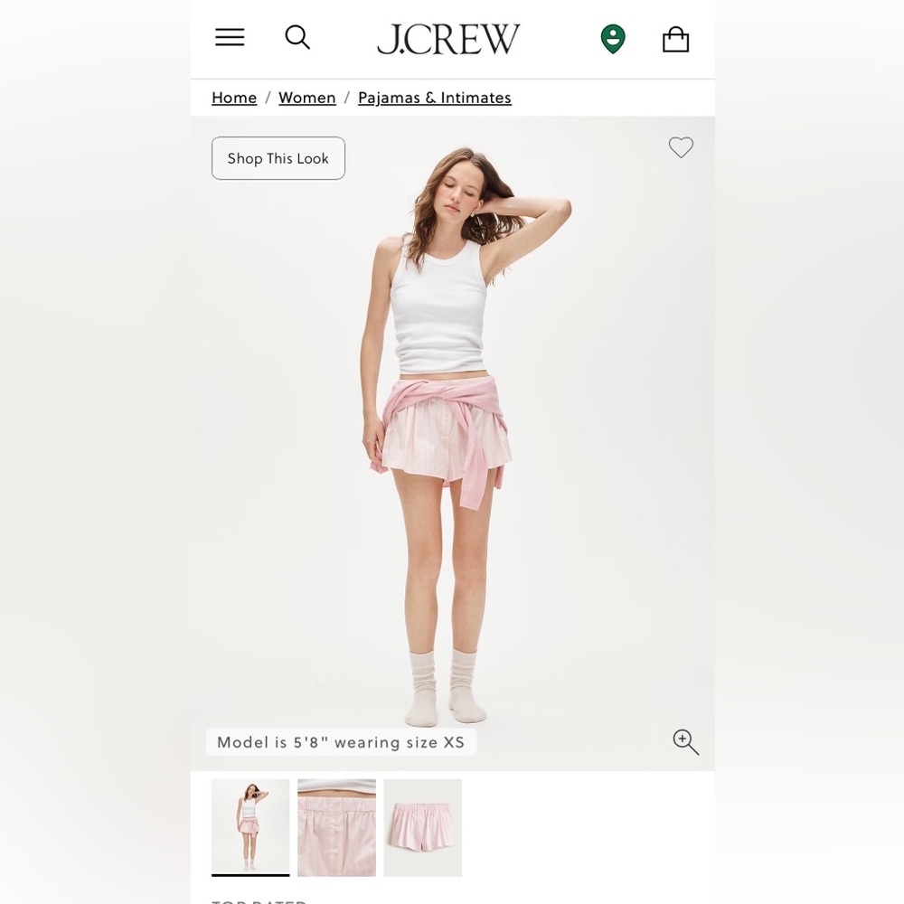 J Crew Sleep Shorts